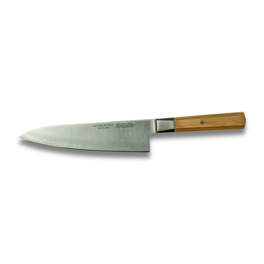 MIYABI 4000 FCV2 KOYA 8-Inch Gyutoh Knife – Beige Handle