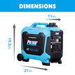 4000W Dual Fuel Inverter Generator with CO Sentry