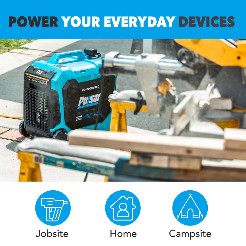 4000W Dual Fuel Inverter Generator with CO Sentry