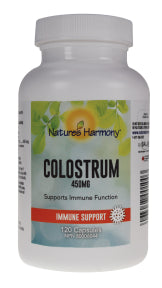 Nature's Harmony - Colostrum 30% IgG 450 Mg (120caps)