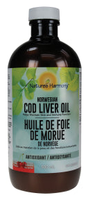 Nature's Harmony - Cod Liver Oil Cherry Norwegian (500ml)