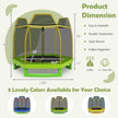 7 Feet Kids Recreational Bounce Jumper Trampoline