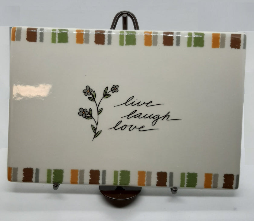 Love, Love, Laugh Plaque