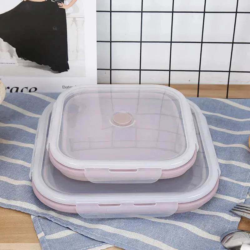 Silicone lunch containers