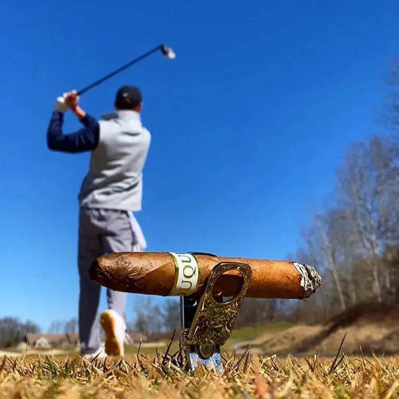 Metal Cigar Holder for Golf Cart Sports