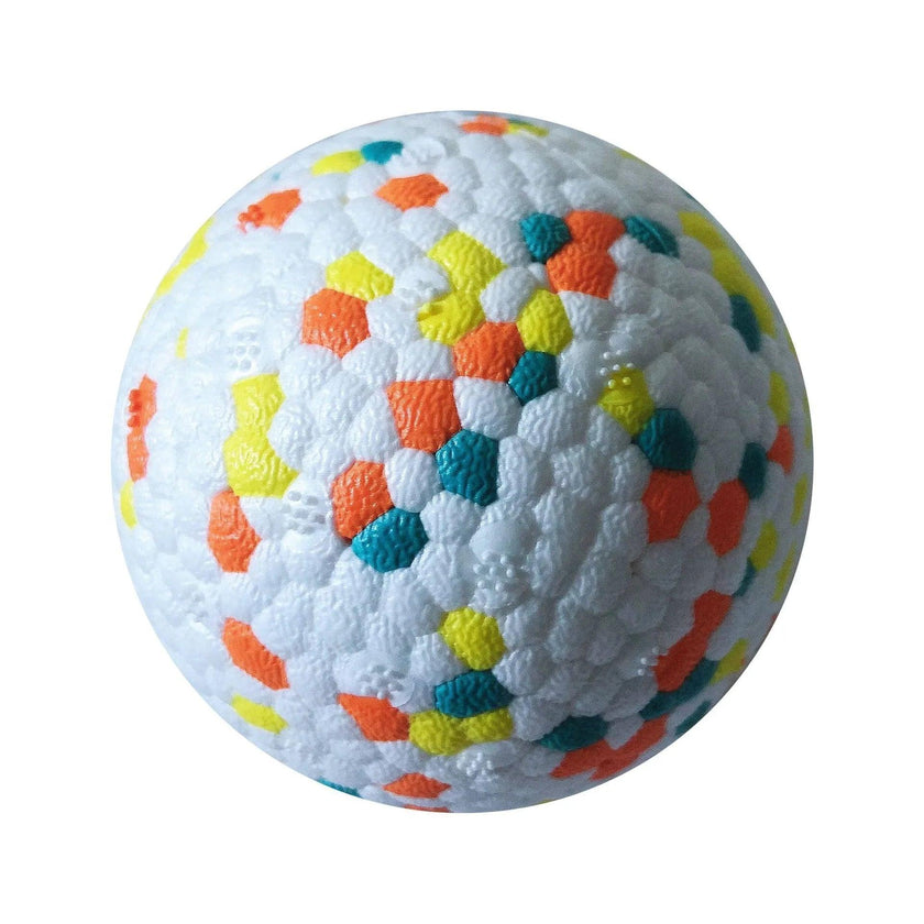 Dog Molar Chew Ball Interactive Pet Toy – Bite Resistant TPU Ball for Dogs (Orange, Green, Rugby)