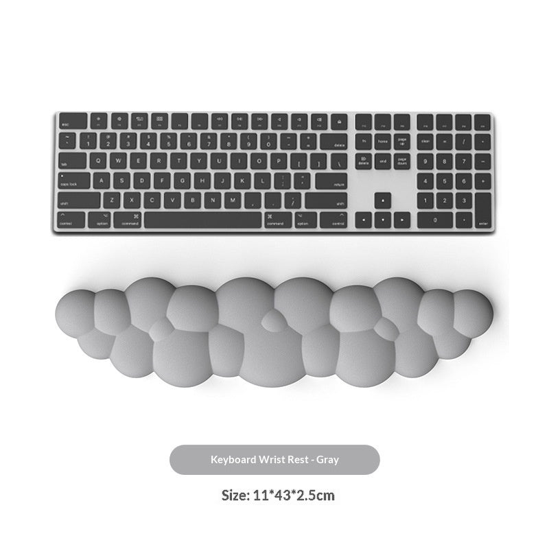 Cloud Wrist Rest Mouse Pad – Anti-Slip Ergonomic Support, 9 Colours