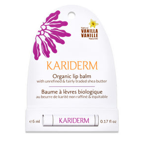 Kariderm - Organic Lip Balm Vanilla (5ml)
