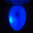 Motion-Sensor Toilet Night Light – 8 & 16 Colour LED, Battery Powered