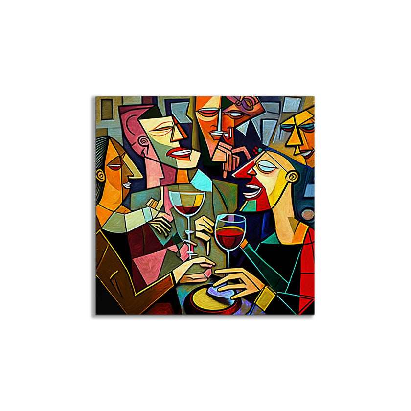 Toile murale - Groupe de buveurs de Picasso - Reproduction imprimée