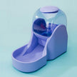 Automatic Pet Water Fountain & Food Feeder – Gravity Dispenser for Cats & Dogs (Purple / Green / Orange)