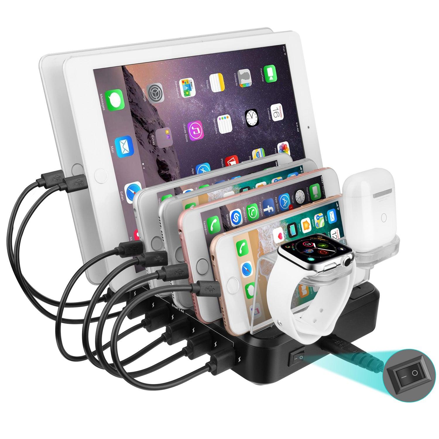 6-Port 60W USB Charging Station