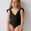 Family Matching Bikini Swimsuit Set – Parent-Child Polyester Swimwear in 5 Colors