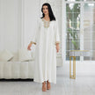 Muslim Women's Wear Fashion Stitching Lace Abaiya Robe