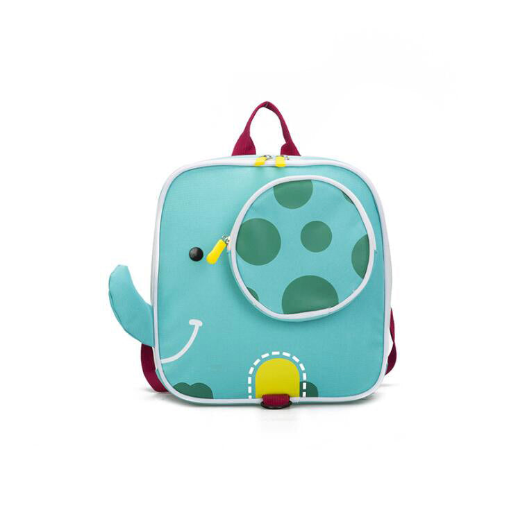 Cute Animal Mini Backpack for Kids – Canvas Shoulder Bag (Baby Elephant, Fawn, Pigle, Whale)