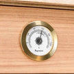 Luxury Cedar Wood Cigar Humidor Box, Lacquer Finish, 100-150 Cigar Capacity