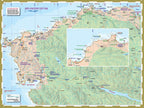 407 - North Coast Trail Topographic Trail Map