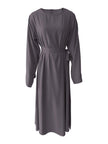 Plus Size Lace Up Muslim Women's Dress