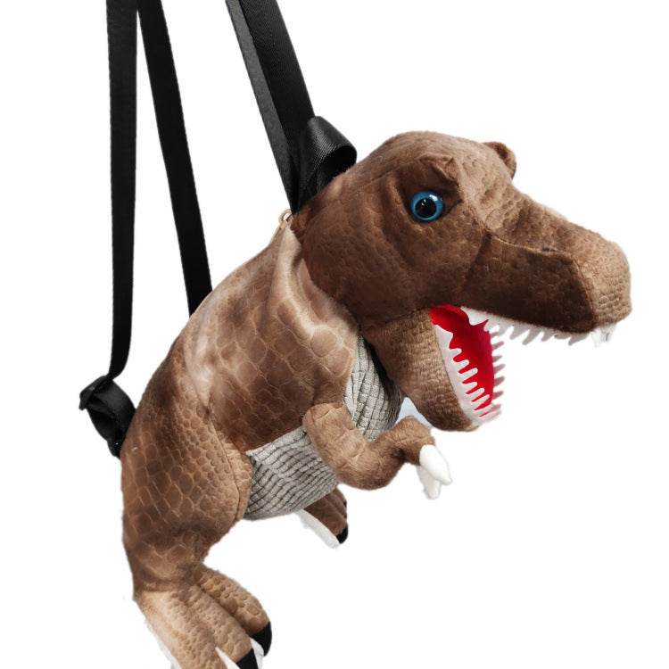 Kids Creative Cute Plush Dinosaur Cartoon Backpack