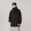 Autumn Winter Oversized Turtleneck Hoodie  Pullover for mens