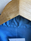 Vintage Blue Classic Button-Up Shirt | Size Large