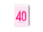 Bad news: You are now 40, Good News: I'm not!