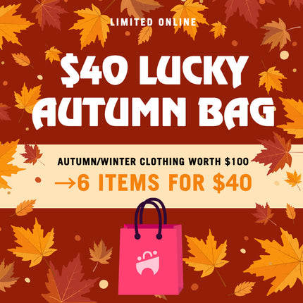 [期間限定 : 9/15まで] KONNICHIWA MART 特別秋袋（オータムラッキーバッグ）- 送料無料!!