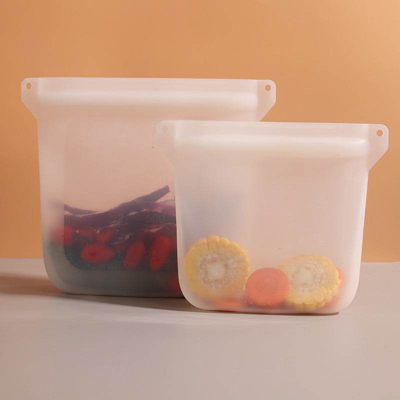 Grocery bag storage vacuum seal bags