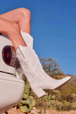 Artificial PU European And Beautiful Leather Sleeve Martin Boots for Women