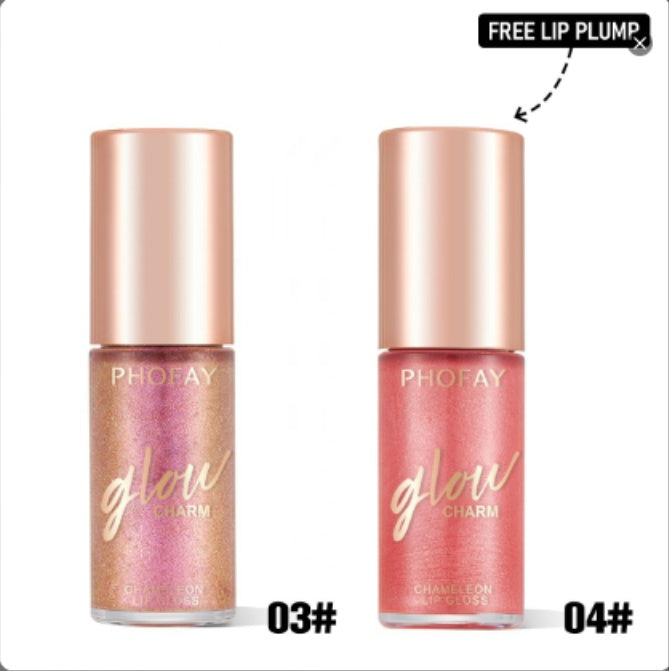 PHOFAY Moisturizing Shimmer Lip Gloss – 7.5ml (6 Shades + Sets)