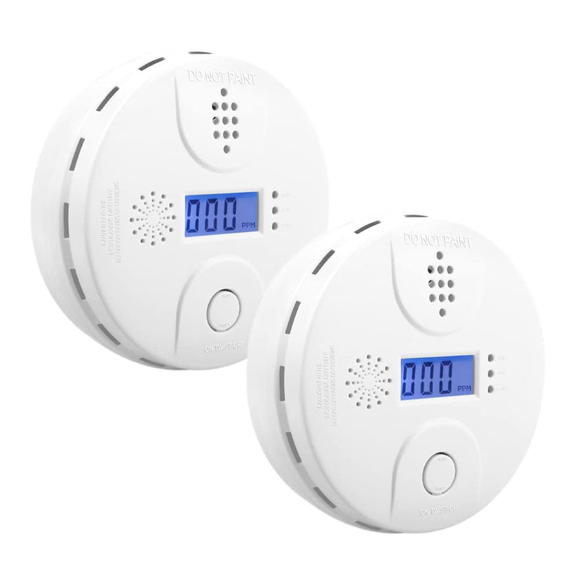 Carbon Monoxide Detector,CO Alarm Detector with Digital Display and Sound Alarm for Home 2pcs 🍁 All In One Marketplace Canada