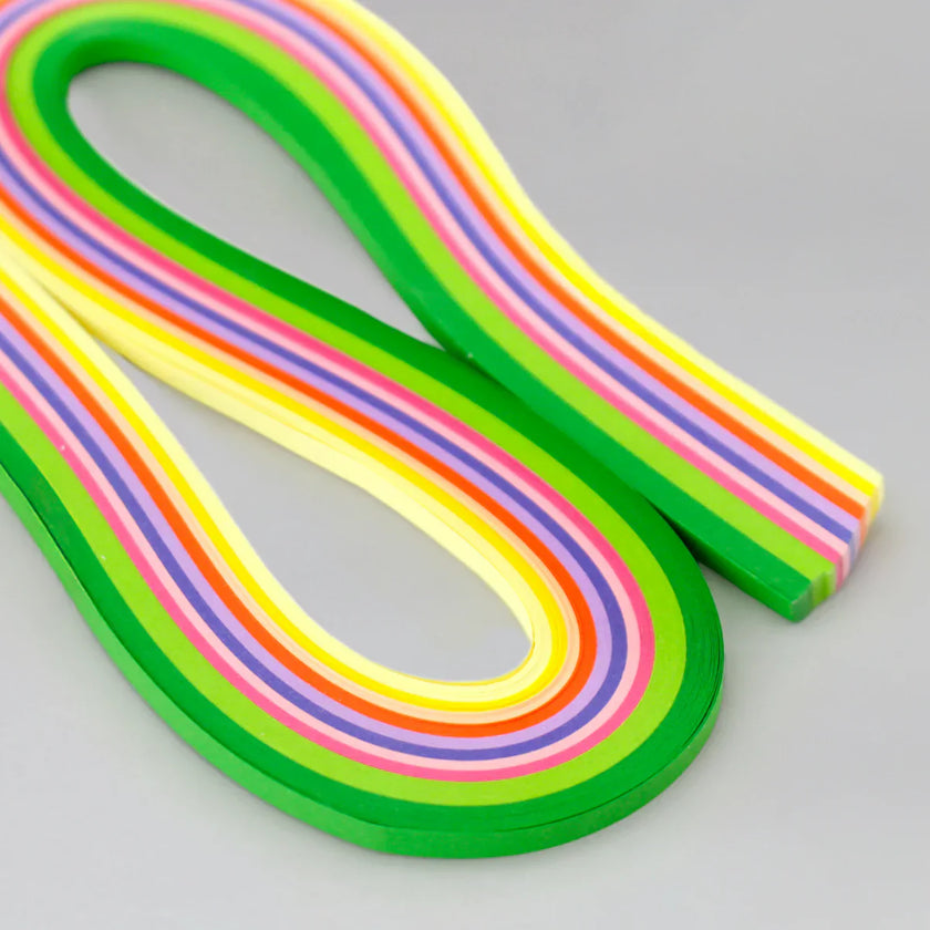 Spring Shades 3mm Quilling Strips Selection, pack of 120