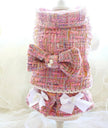 Baby Doll Tweed Dog Dress Set | Formal Skirt and Top Outfit