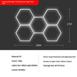 Honeycomb Hexagonal Garage Light 110V, Bracket Mount, Single to Penta Hole Configurations