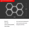 Honeycomb Hexagonal Garage Light 110V, Bracket Mount, Single to Penta Hole Configurations