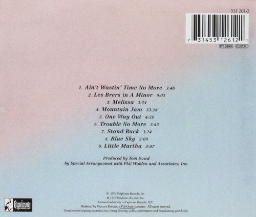Allman Brothers Band / Eat A Peach - CD