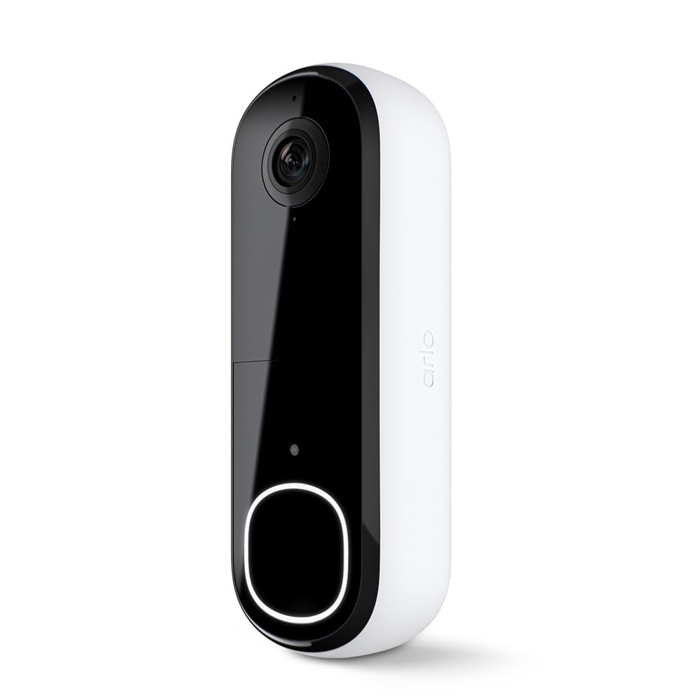 Arlo Essential Security Camera 2K (3rd Gen, 2025 Release) - Wireless Outdoor Camera, Battery Power, Person Recognition, Package Detection, Animated Preview, 1-Month Trial of Secure Plan, 2 Cam, White 🍁 All In One Marketplace Canada