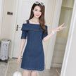 New Fashion Casual denim Jeans Mini dress