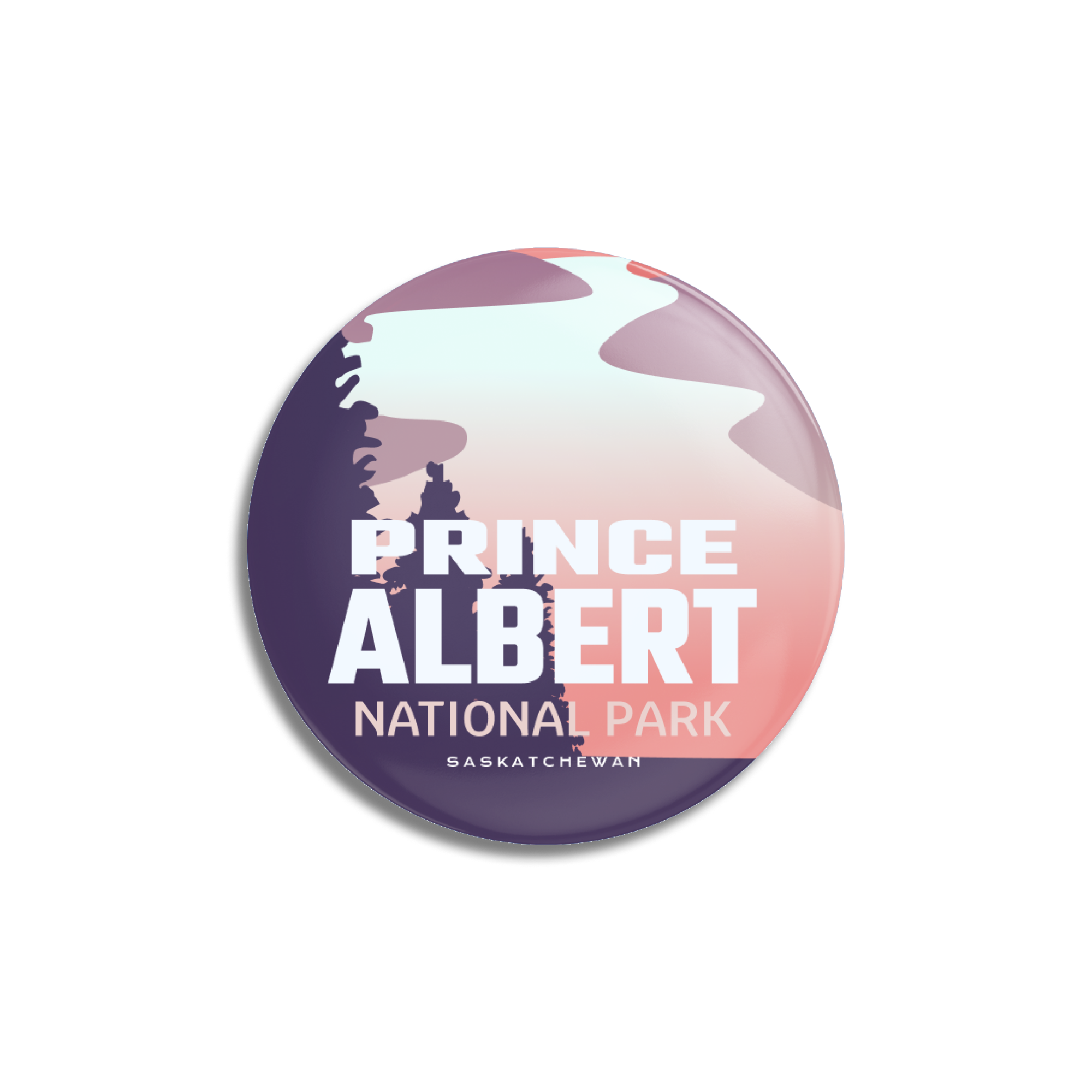 Prince Albert National Park of Canada Pinback Button, Canada Parks