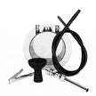 Acrylic round pot hookah set