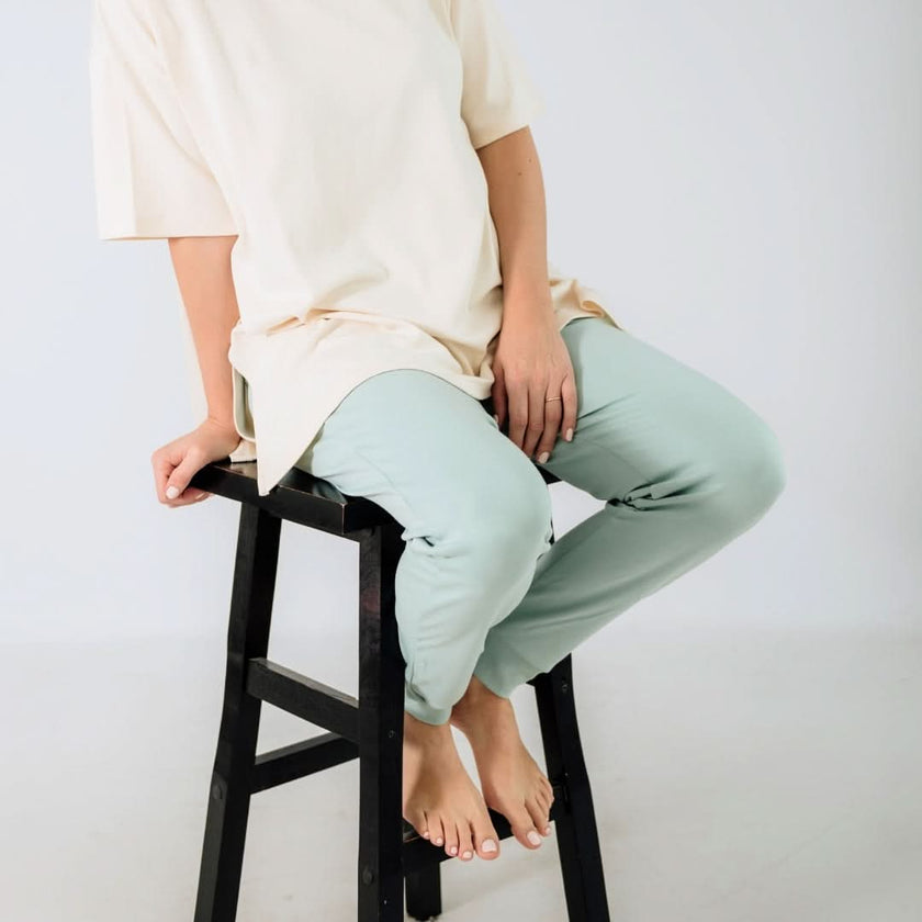 Ladies' Bamboo Lightweight Joggers | Seaglass