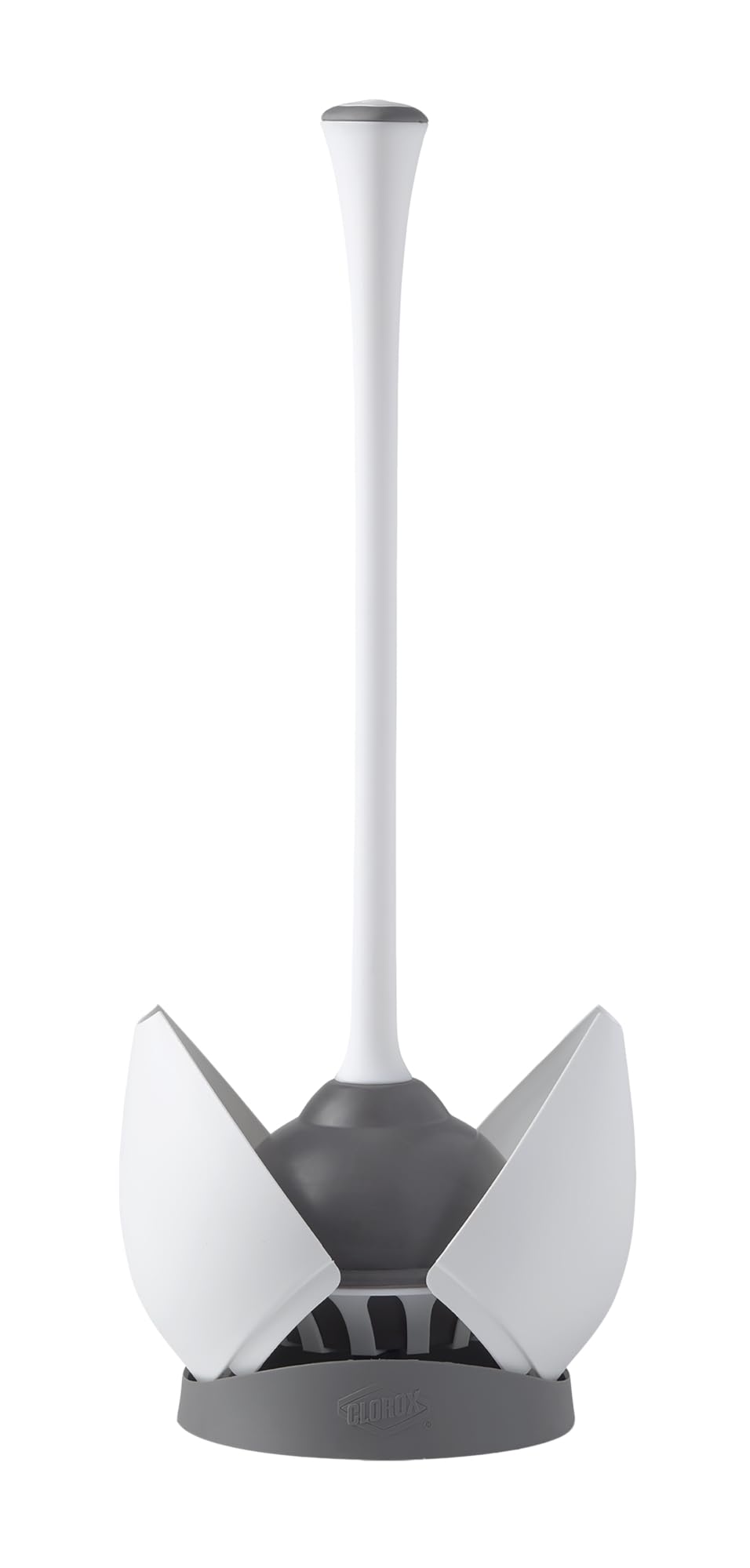 Clorox Toilet Plunger with Hideaway Caddy, Set of 2 – for Bathroom Organization and Storage, Bathroom Accessories, Toilet Unclogger, with Holder, White 🍁 All In One Marketplace Canada