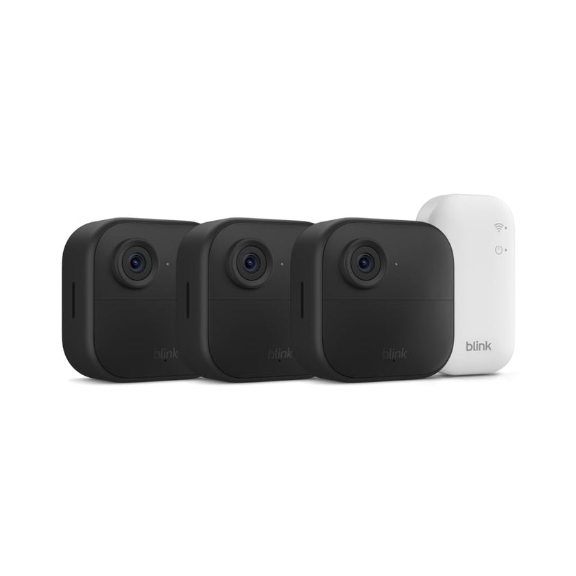 Blink Outdoor 4 – Wireless smart security camera, two-year battery life, 1080p HD day and infrared night live view, two-way talk. Sync Module Core included – 3 camera system 🍁 All In One Marketplace Canada