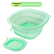 Foldable Silicone Face Ice Bath Bowl