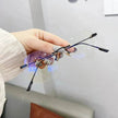 Rimless Octagon Polygon Sunglasses for Men & Women