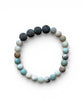 Amazonite Volcanic Rock Diffuser Bracelet | Natural Aromatherapy Jewelry