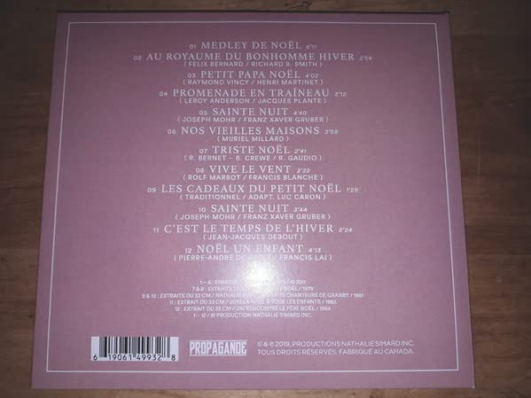 Nathalie Simard / Noël avec Nathatlie - CD
