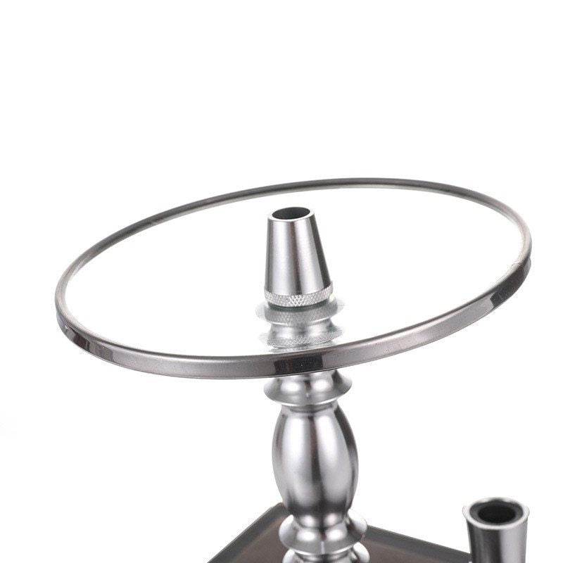 Arabic hookah with light full set of acrylic LED square pot