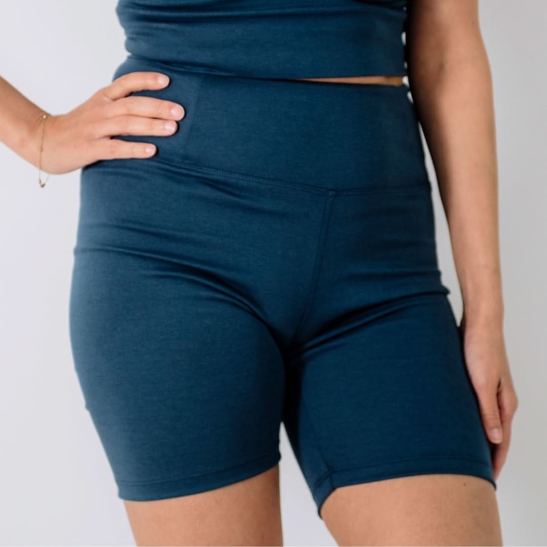 Ladies'Bamboo Bike Shorts | Navy