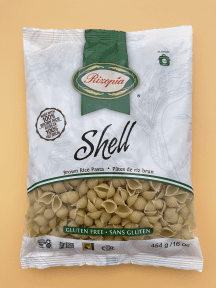 Rizopia 100% Rice Pasta - Brown Rice Shells (454g)